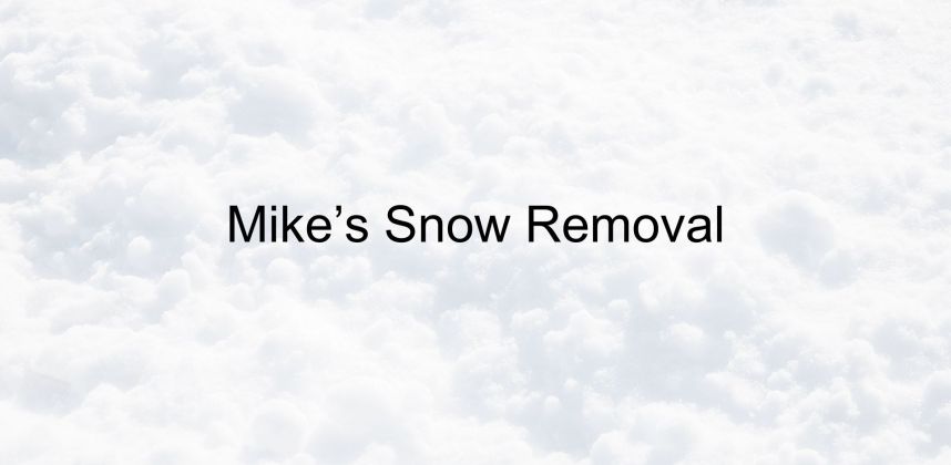 Mike’s Snow Removal